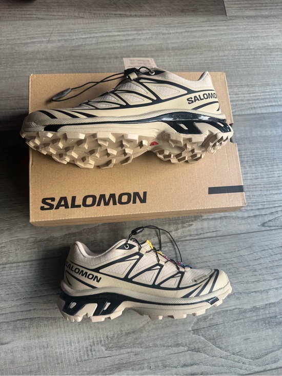 Salomon Shoes - Salomon XT-6 Gore-Tex Safari/Safari/Black Size 4.5 Men/ 5.5 Women New in Box
